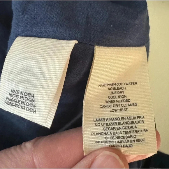 Rachel Roy Linen and Cotton Wide Leg Striped Jumpsuit Women’s size 4 - Picture 12 of 14